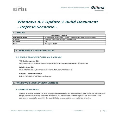 Windows installation | PPTX