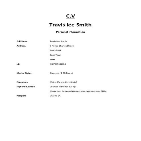 Jeffrey Ratliff Professional Resume | DOCX