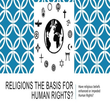 Religions the basis for human rights | PPTX