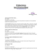 IP Galaxy Services - Pricelist(2016)