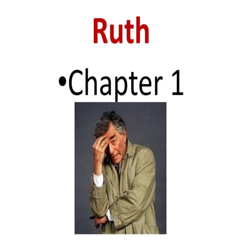 Ruth Chapter 1