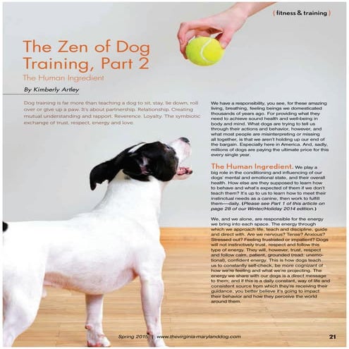 The Zen of Dog Training Part 2 Spring 2015 copy