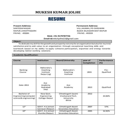 Resume - Richa Kumari | DOC