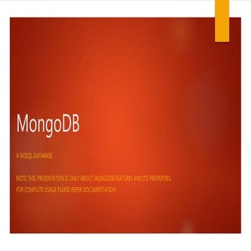 MongoDB | PPTX