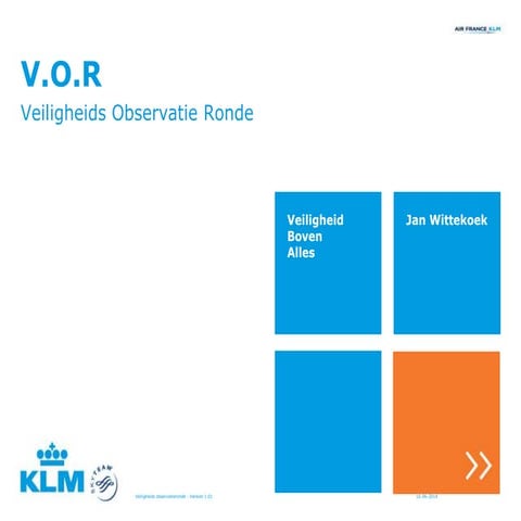 Veiligheid Observatie Ronde