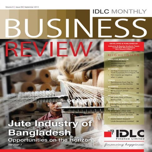 Monthly Business Review - September 2013