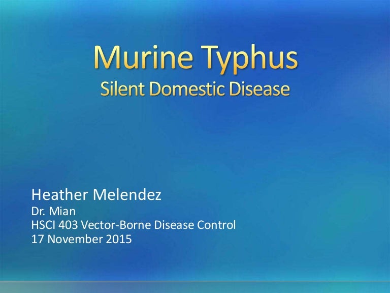 Murine Typhus