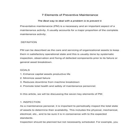 7 Elements of Preventive Maintenance.docx
