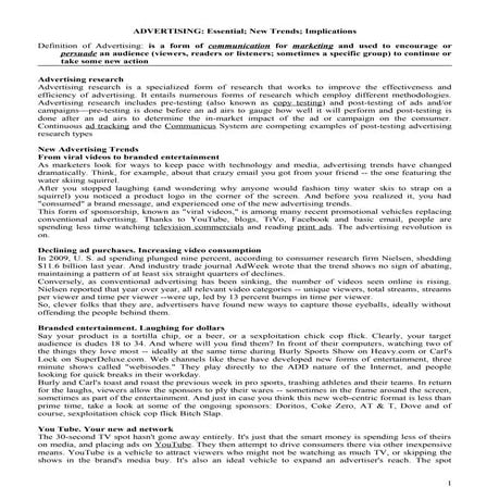 7 essentials of adverising