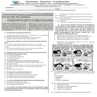 7° examen de la noticia.