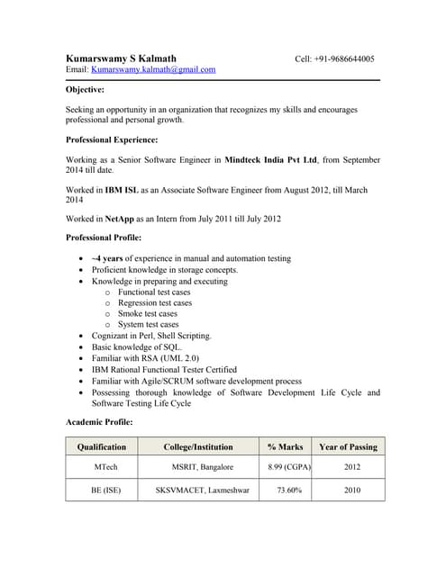 Resume