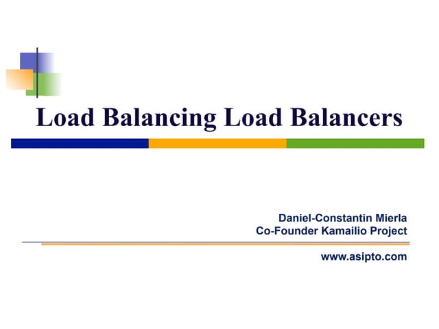Kamailio - Load Balancing Load Balancers