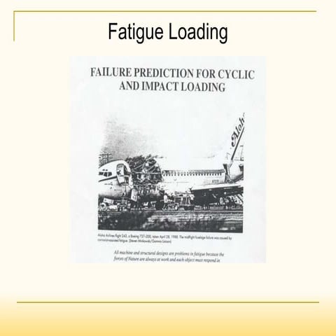 7 Machine design fatigue load