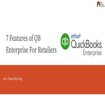 7 Features Of QB Enterprise For Retailers