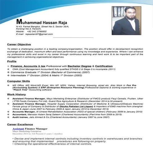 M. HASSAN CV.