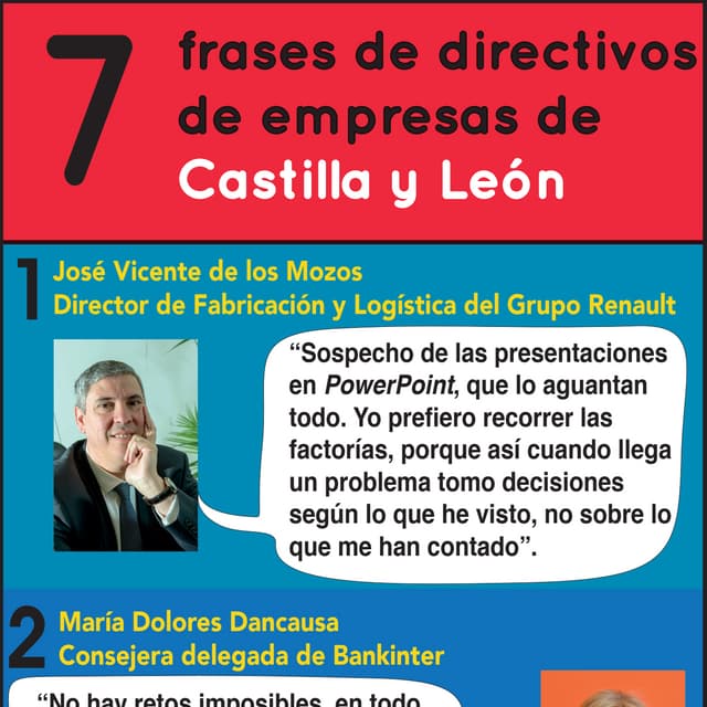 7 de directivos de empresas de Castilla y León