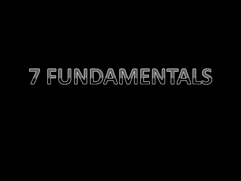 7 Fundamentals Pp