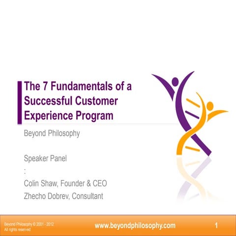7 fundementals of a success ce program final