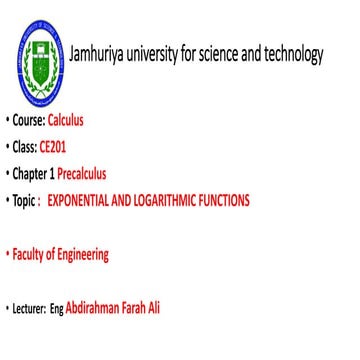Calculus ch0.3 -_exponential_and_logarithmic_functions_(2)