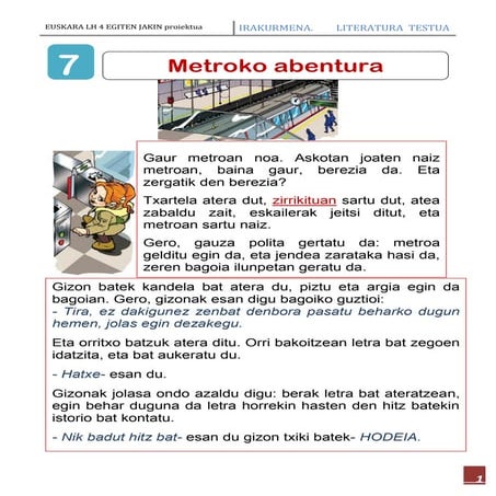 7 gaia  metroko abentura euskara 4 santillana