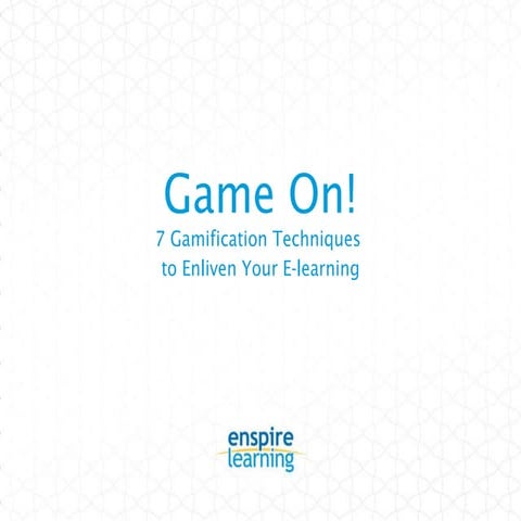 7 Gamification Techniques to Enliven Your E-learning