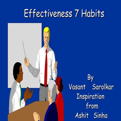 7 habits effectiveness