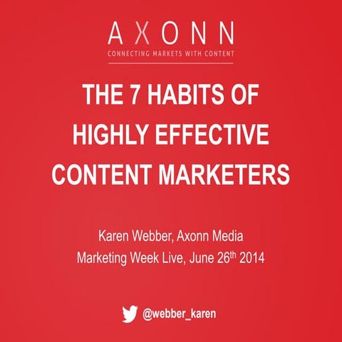 7 daily habits that will make you a more effective content marketer