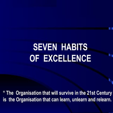 7 habits of highly effective people