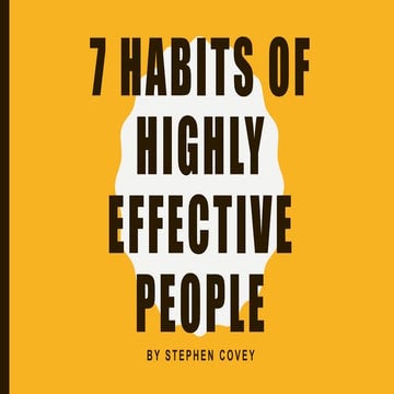 7 habits of highly effective people