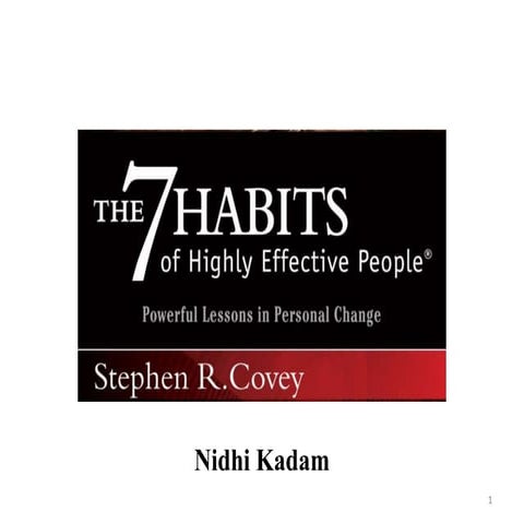 7 Habits of Highly Effective People