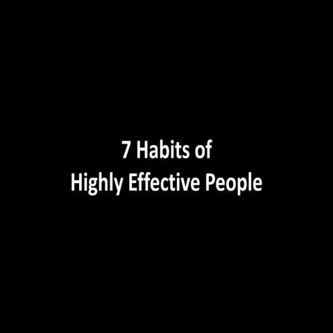 7 habits