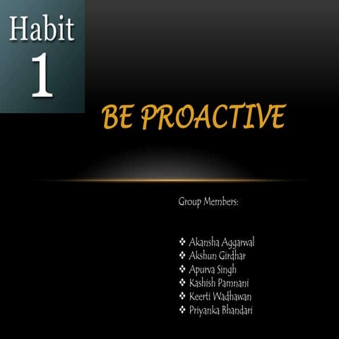 7  habits proactive