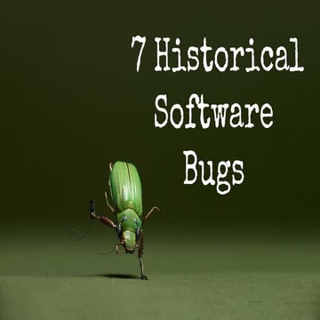7 historical software bugs | PDF