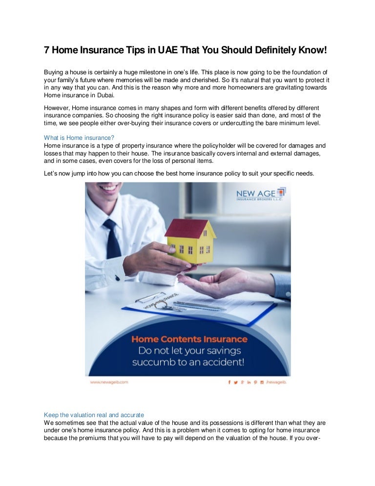 when do you need home insurance when buying a house