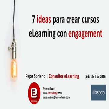 7 ideas para crear cursos eLearning con engagement