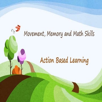 Intro Movement, Memory and Math Skills