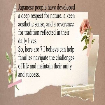 7 Japnease life concepts..By Namya Mehta