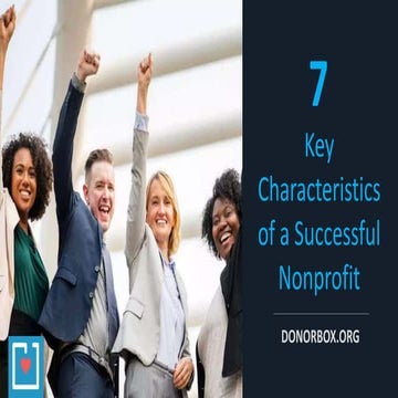 7 key characteristics of a successful nonprofit