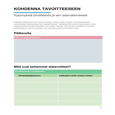 Talousosaamisen strategian verkostotilaisuus 15.1.2024: KOHDENNA työskentelylomake