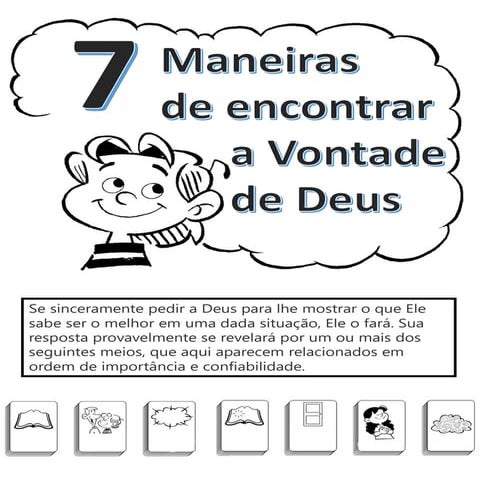 7 maneiras de encontrar a vontade de Deus | PDF