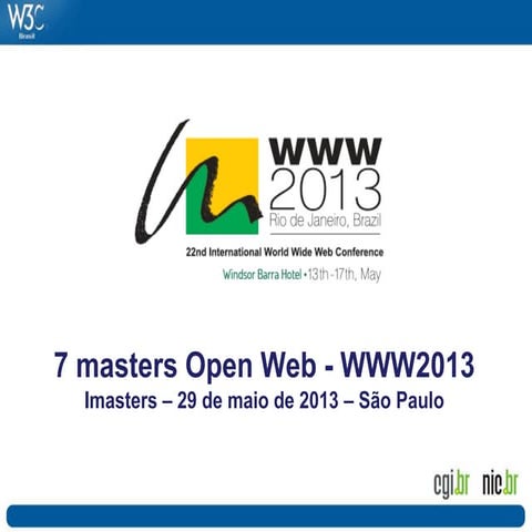 7masters open-web - WWW2013