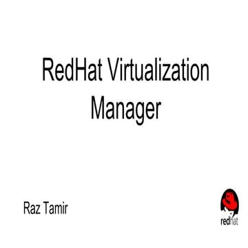 RedHat Virtualization Manager