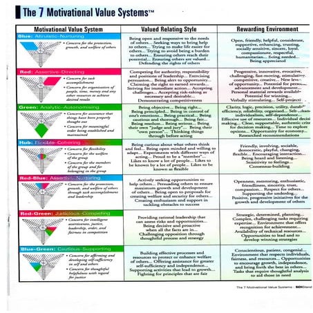 7 Motivational Values System | PDF
