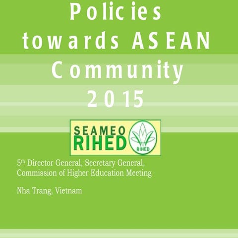 7 national higher education policies towards asean community by 2015 v2