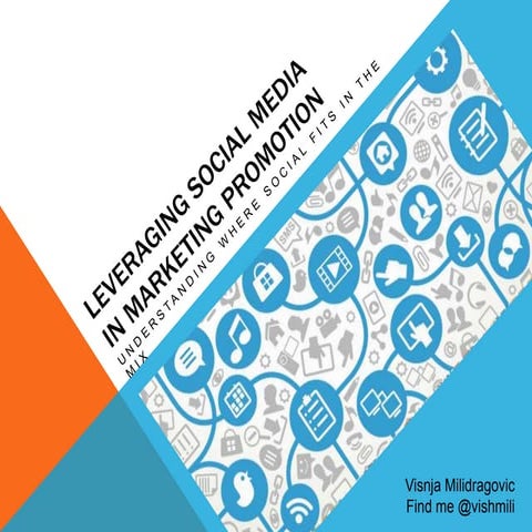 Leveraging Social Media in Marketing Promotio