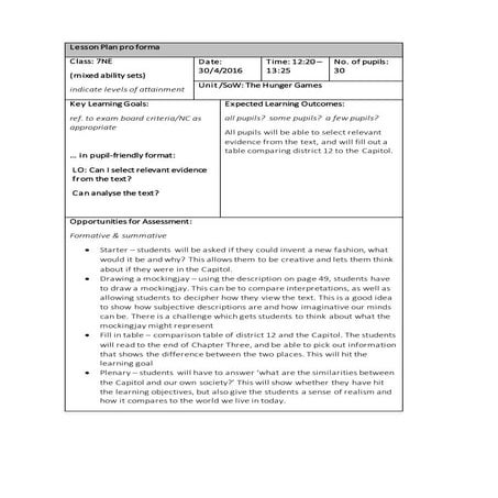 7NE Hunger Games L10