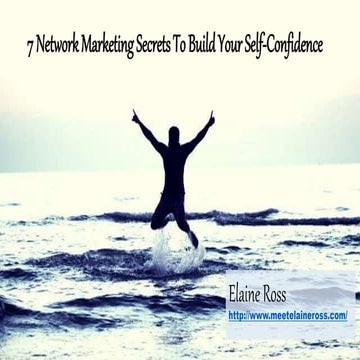 7 network marketing secrets to boost your self confidence