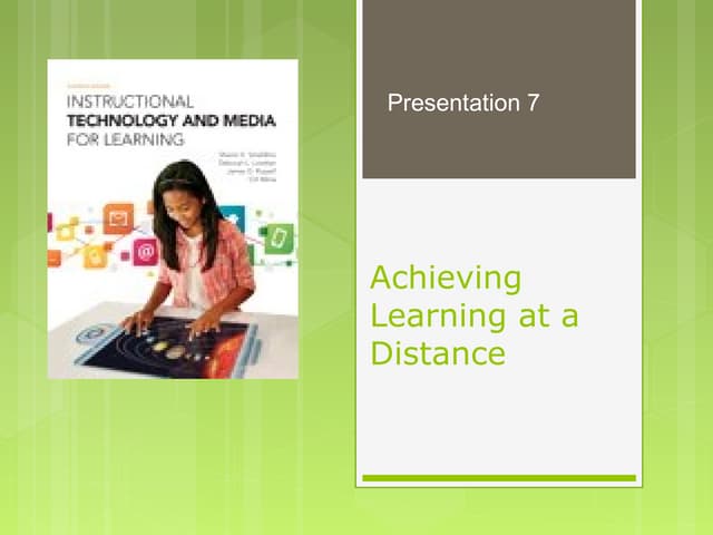7 nur642achieving learning at a distance pp7