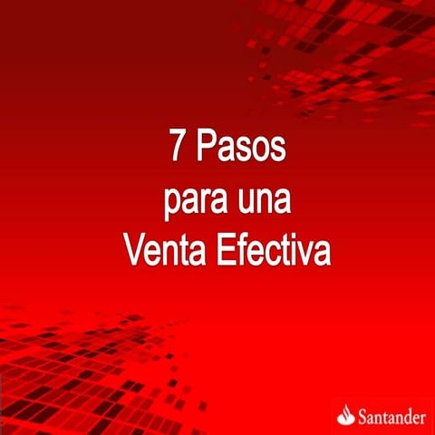 7 pasos de una venta