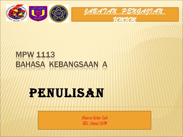 7 Penulisan